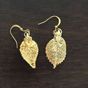 Gold earrings